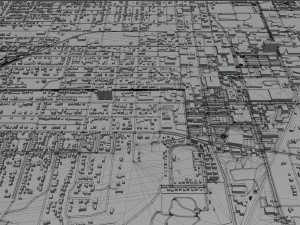 decatur illinois city usa 40km Modelo 3D