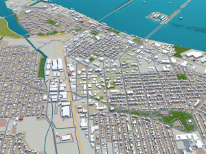 decatur city alabama usa 30km Modelo 3D