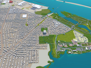 decatur city alabama usa 30km Modelo 3D