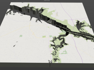 decatur city alabama usa 30km Modelo 3D