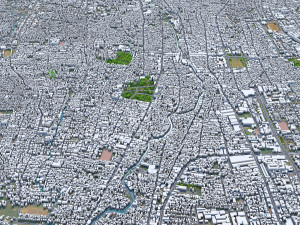 Denpasar city bali indonesia 30km Modelo 3D
