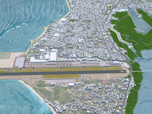 Denpasar city bali indonesia 30km Modelo 3D