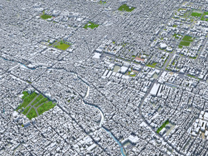 Denpasar city bali indonesia 30km Modelo 3D