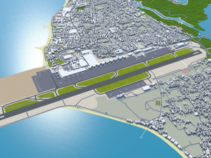 Denpasar city bali indonesia 30km Modelo 3D