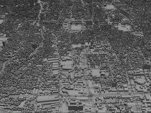 Denpasar city bali indonesia 30km Modelo 3D
