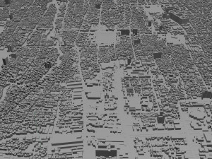 Denpasar city bali indonesia 30km Modelo 3D