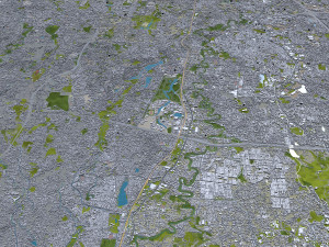 depok city indonesia 30km Modelo 3D