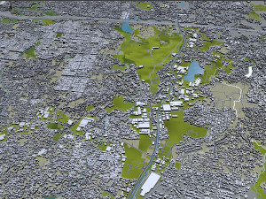 depok city indonesia 30km Modelo 3D