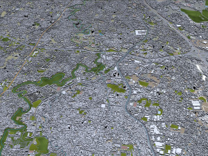 depok city indonesia 30km Modelo 3D