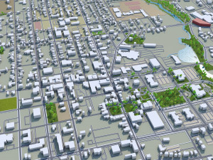 dover city delaware usa 20km Modelo 3D