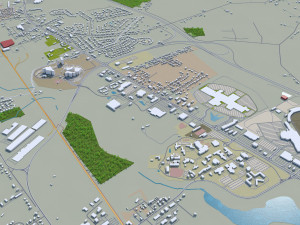 dover city delaware usa 20km Modelo 3D