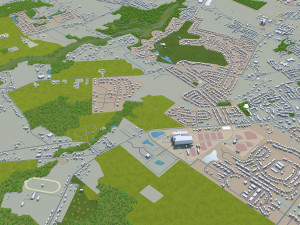 dover city delaware usa 20km Modelo 3D