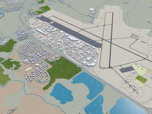 dover city delaware usa 20km Modelo 3D