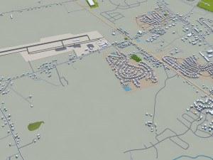 dover city delaware usa 20km Modelo 3D