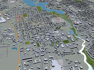 dover city delaware usa 20km Modelo 3D