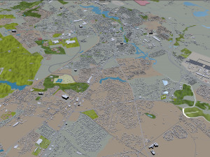 dover city delaware usa 20km Modelo 3D
