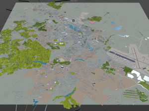 dover city delaware usa 20km Modelo 3D