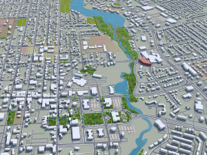 dover city delaware usa 20km Modelo 3D