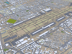 Dubai city united arab emirates 80km Modello 3D