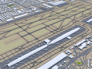 Dubai city united arab emirates 80km Modello 3D