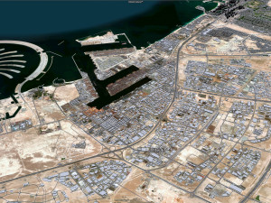 Dubai city united arab emirates 80km Modello 3D