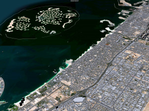 Dubai city united arab emirates 80km Modello 3D