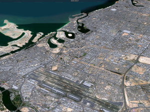 Dubai city united arab emirates 80km Modello 3D