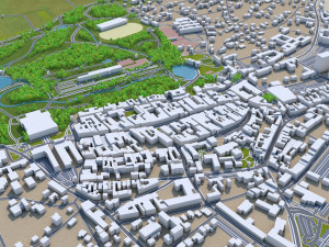 eisenstadt city austria 15km Modello 3D