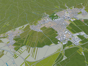 eisenstadt city austria 15km Modello 3D