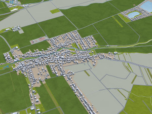 eisenstadt city austria 15km Modello 3D