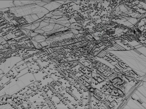 eisenstadt city austria 15km Modello 3D