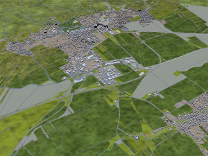 eisenstadt city austria 15km Modello 3D