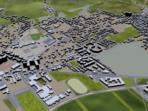 eisenstadt city austria 15km Modello 3D