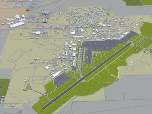 fairfield city california usa 35km Modello 3D