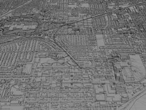 fairfield city california usa 35km Modello 3D