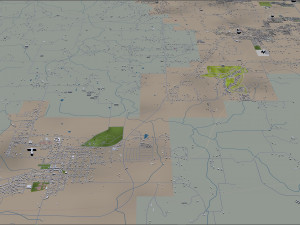 fayetteville city springdale rogers arkansas usa 80km 3Dモデル