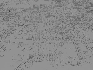cidade de fayetteville springdale rogers arkansas eua 80 km Modelo 3D