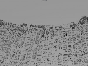 Fortaleza city brazil 30km Model 3D