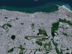 Fortaleza city brazil 30km Model 3D