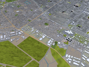 fremont city california usa 30km 3D Model
