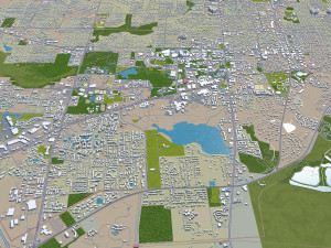 gainesville city florida usa 30km Modelo 3D