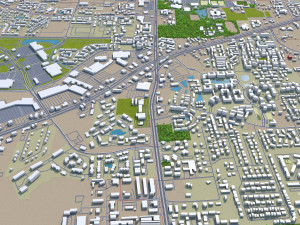 gainesville city florida usa 30km Modelo 3D