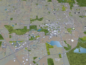 gainesville city florida usa 30km Modelo 3D