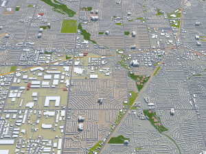 garland city texas usa 30km Modelo 3D