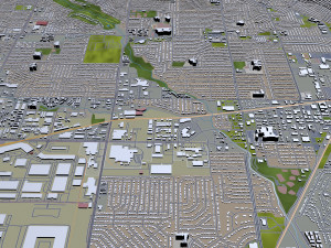 garland city texas usa 30km Modelo 3D