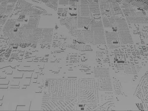 garland city texas usa 30km 3D Model