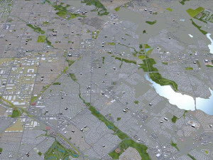 garland city texas usa 30km 3D Model
