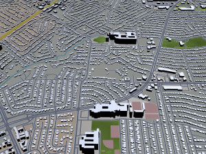 garland city texas usa 30km Modelo 3D