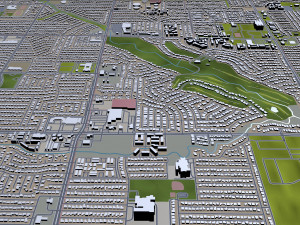garland city texas usa 30km Modelo 3D