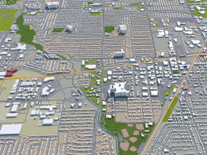 garland city texas usa 30km Modelo 3D